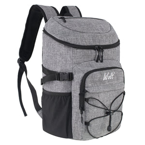 WOLT Cooler Backpack,24 Cans Insulated Backpack Cooler Leakproof,Lightweight Soft Cooler Bag,Camping Cooler,Large Capacity Beach Cooler,Waterproof Travel Cooler Lunch Backpack for Hiking