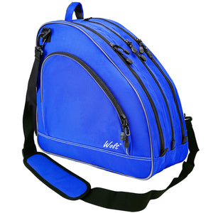 WOLT Ice Skate Bag - Roller Skate Bag, Inline Skate Bag with Adjustable Shoulder Strap for Both Youth and Adults.