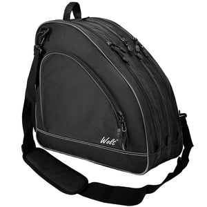 WOLT Ice Skate Bag - Roller Skate Bag, Inline Skate Bag with Adjustable Shoulder Strap for Both Youth and Adults.
