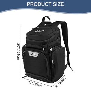 WOLT Basketball Bag Backpack with Separate Ball Compartment and Shoes Pocket, Gym Bags for Men, Large Sports Bag for Basketball, Soccer, Volleyball, Baseball
