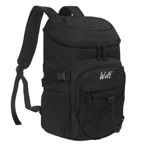 WOLT Cooler Backpack,24 Cans Insulated Backpack Cooler Leakproof,Lightweight Soft Cooler Bag,Camping Cooler,Large Capacity Beach Cooler,Waterproof Travel Cooler Lunch Backpack for Hiking
