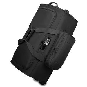 WOLT 120L Rolling Duffle Bag with Wheels, Large Deployment Military Bag, Wheeled Heavy Duty Luggage for Travel, Camping