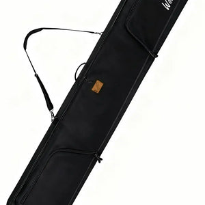 WOLT Rolling Ski Bag,Padded Snowboard Bag with Wheels for Air Travel, Fit to Double Pairs of Skis up to 175 or 190 cm