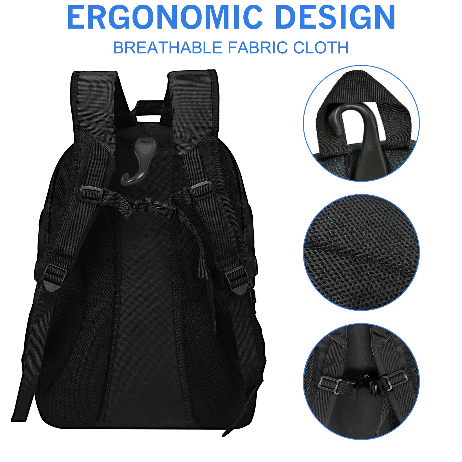 WOLT Lacrosse Bag-Lacrosse Backpack with Two Sticks Holder-Large Field Hockey Bag Holds All Sport Gears