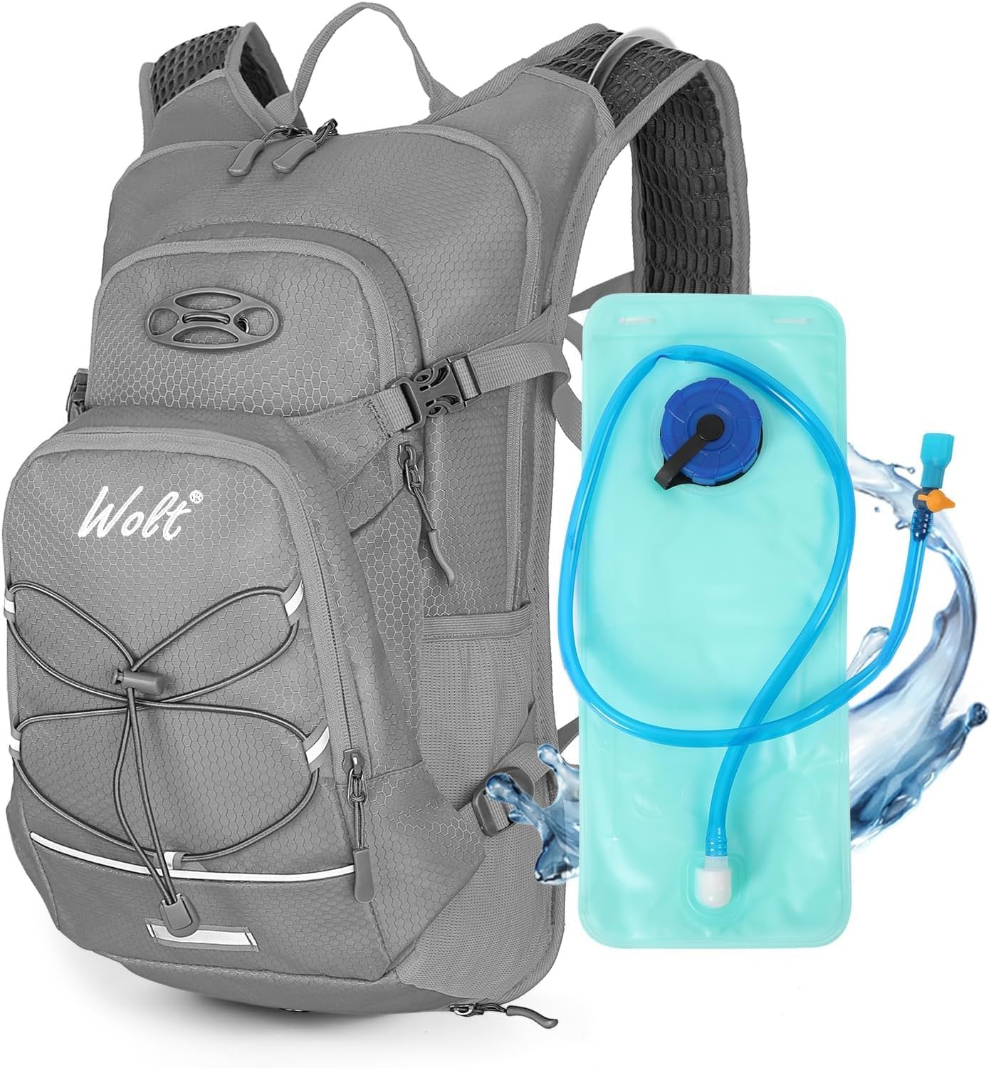 WOLT Hydration Backpack 18L Hiking Water Backpack with 2L Water Bladde – Woltsports