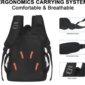 WOLT Cooler Backpack,24 Cans Insulated Backpack Cooler Leakproof,Lightweight Soft Cooler Bag,Camping Cooler,Large Capacity Beach Cooler,Waterproof Travel Cooler Lunch Backpack for Hiking