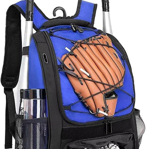 DAFISKY Baseball Bag Softball Backpack - Youth Adult T Ball Bat Equipment Bag with Bat Helmet Holders, Shoe Compartment