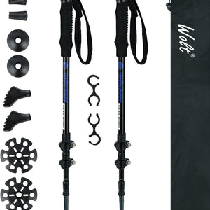 Poles Collapsible Hiking Poles, Lightweight Aluminum Hiking Sticks