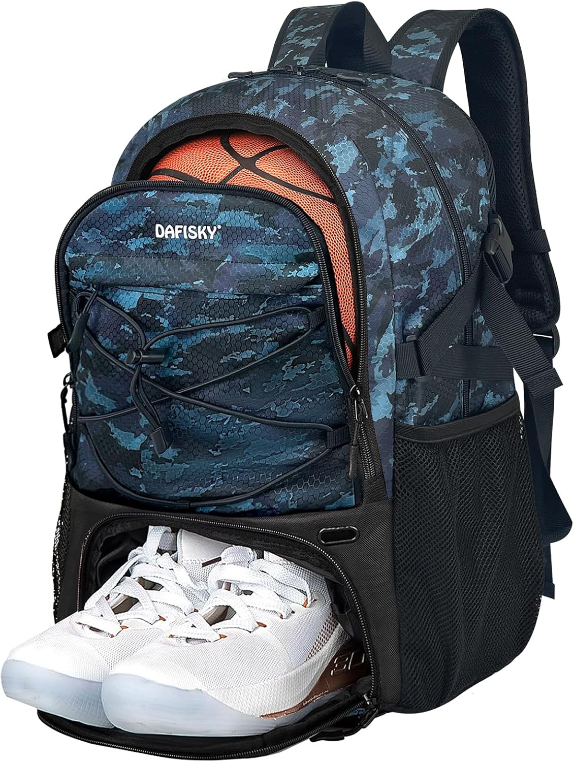 DAFISKY Basketball Backpack, Basketball Bag with Ball Holder Shoes Com – Woltsports
