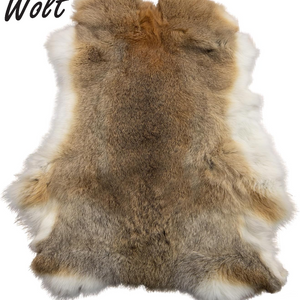 Craft Rabbit Skin Fur Pelt – Ethically Sourced, 12