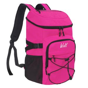 WOLT Cooler Backpack,24 Cans Insulated Backpack Cooler Leakproof,Lightweight Soft Cooler Bag,Camping Cooler,Large Capacity Beach Cooler,Waterproof Travel Cooler Lunch Backpack for Hiking