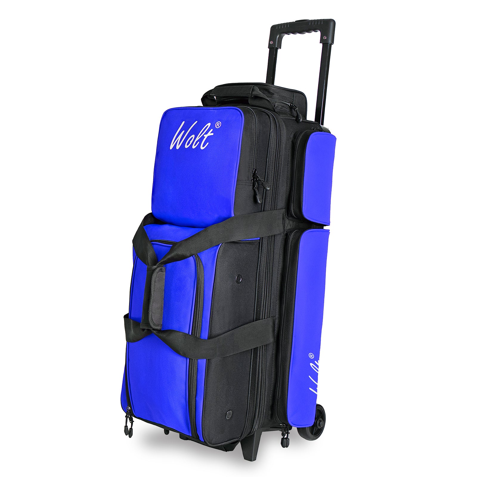 WOLT 3 Ball Bowling Bags with Wheels,Bowling Ball Bag 3 Ball