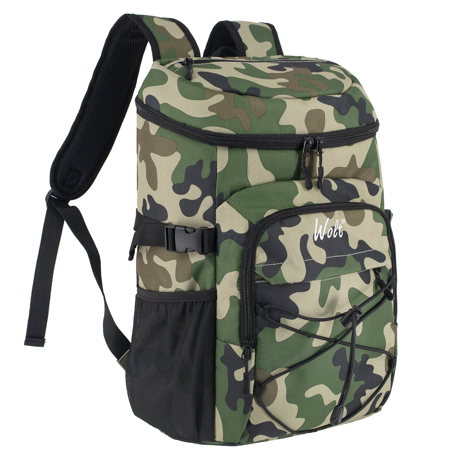 WOLT Cooler Backpack,24 Cans Insulated Backpack Cooler Leakproof,Lightweight Soft Cooler Bag,Camping Cooler,Large Capacity Beach Cooler,Waterproof Travel Cooler Lunch Backpack for Hiking